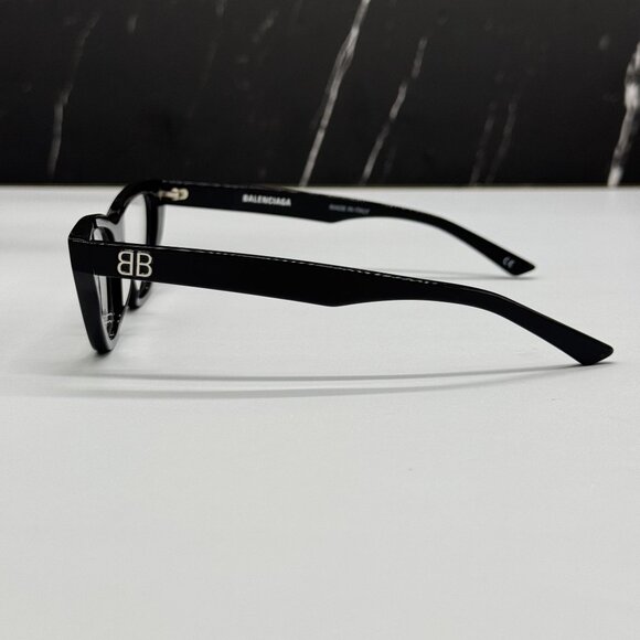 NEW BALENCIAGA BB0128O 001 CAT EYE BLACK WOMEN EYEGLASSES BALENCIAGA - Picture 6 of 10